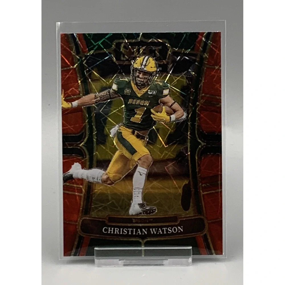 Christian Watson 2023 Select Draft Red Lazer Prizm‎ - North Dakota State